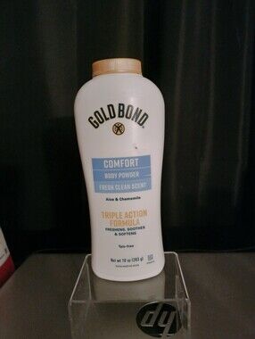 Gold Bond Comfort Body Powder - White with Gold Cap